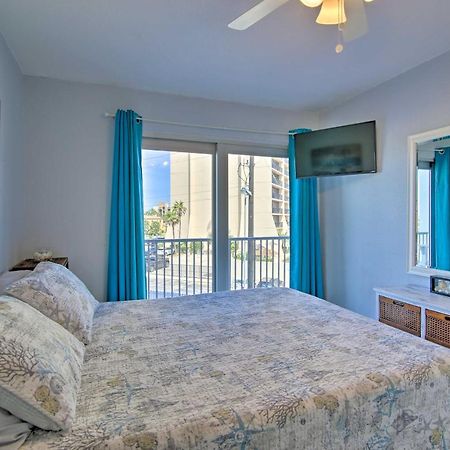 Sunny Oceanfront Condo On South Padre Island Beach Exterior foto