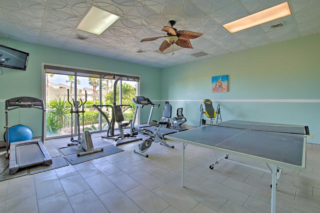 Sunny Oceanfront Condo On South Padre Island Beach Exterior foto